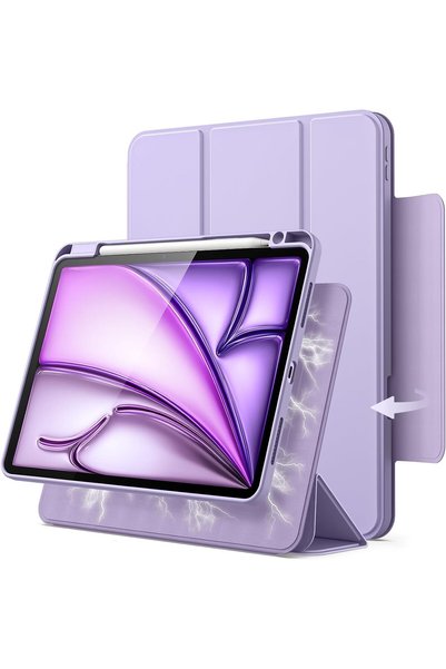 Generic حافظة مغناطيسية قابلة للفصل لجهاز آيباد إير 11 بوصة M2-M4، إير 5/4، ب...