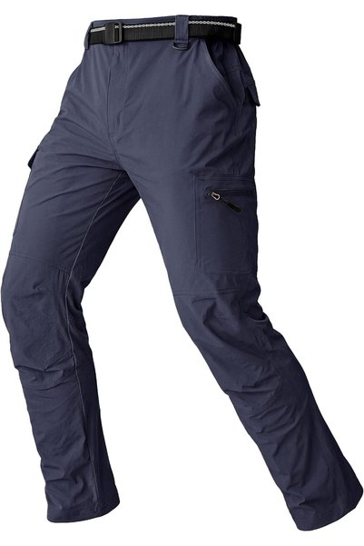 Generic Men's Cargo Work Hiking Pants Lightweight Water Resistant Quick Dry F...