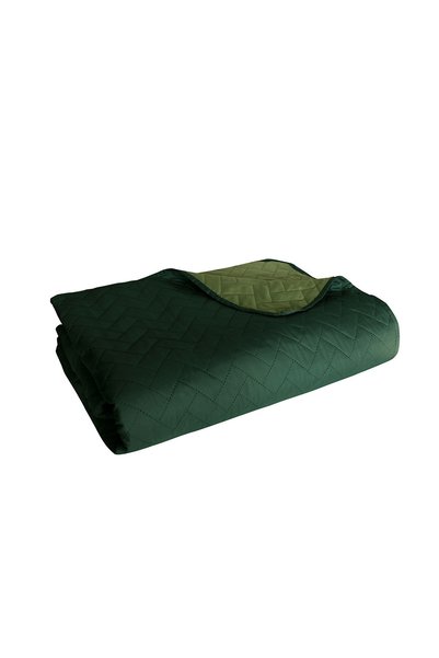 Faro Cuvertura decorativa Faro, 220x240cm, verde inchis, poliester