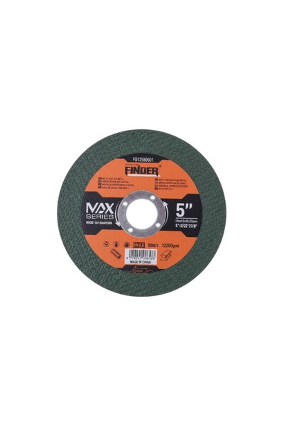 Tradesor Δίσκος κοπής μετάλλων - 5 ιντσών - 125x1.2x22.23 χιλιοστά - Finder -...