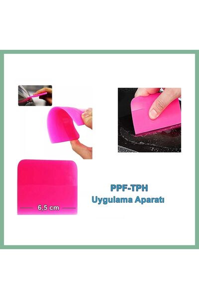 BŞK VİRGO Ppf/Tph Silicone Squeegee Ragle Glass Film Pulling Application Tool...