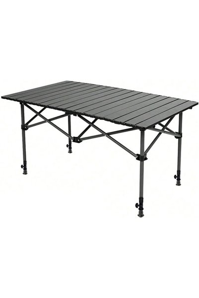 Generic Portable Lightweight Camping Table, Aluminum Folding Table with Heigh...