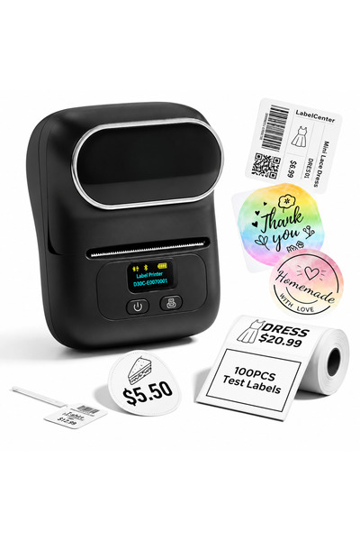 Generic Brand Bluetooth Portable Thermal Label Maker For Wireless Inkless Pri...