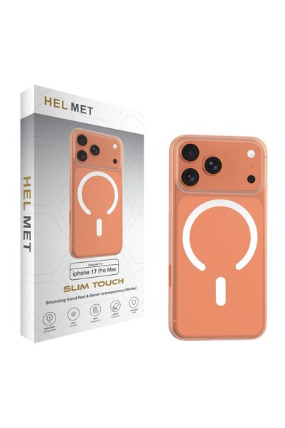Helmet Slim Touch MagSafe Case – Matte كفر شفات من هيلمت ايفون 17 برو ماكس - ...