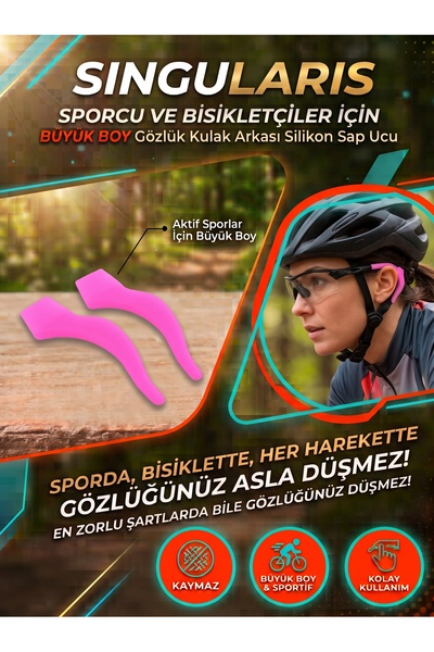 Singularis Glasses Oversized Anti-Slip Ear Apparatus for Sportsman and Cyclis...