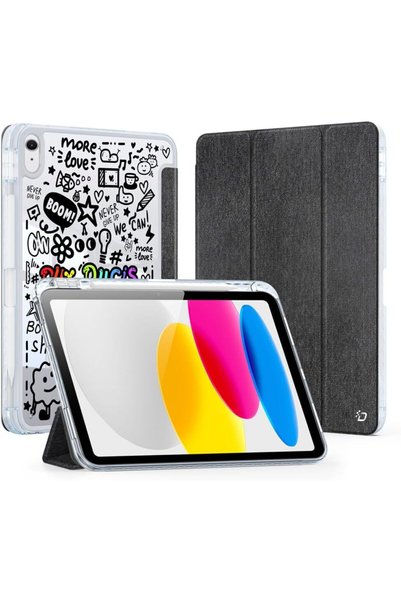 Generic غطاء نحيف لجهاز iPad Air 11 M2 (2024)/M3 (2025) مقاس 11 بوصة، غطاء وا...