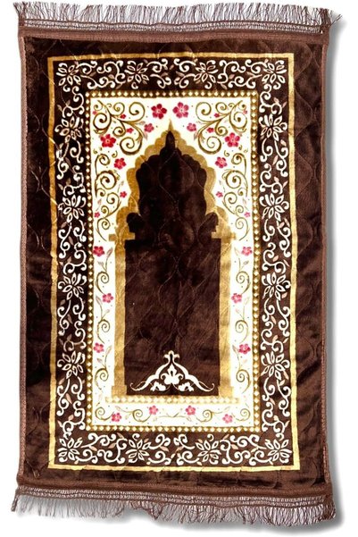 Generic سجادة صلاة إسلامية فاخرة - هدية مثالية لرمضان والمناسبات الخاصة (C)
