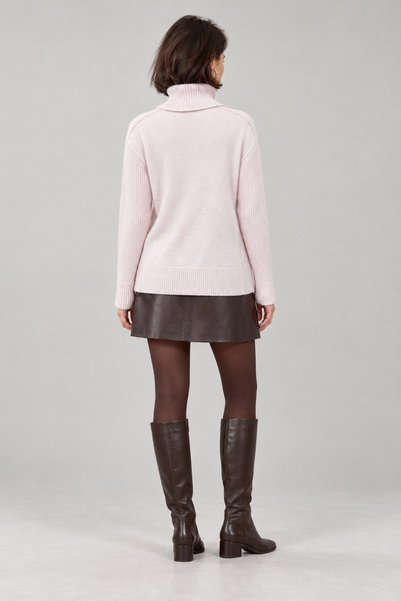 Lavinza Turtleneck Wool Sweater
