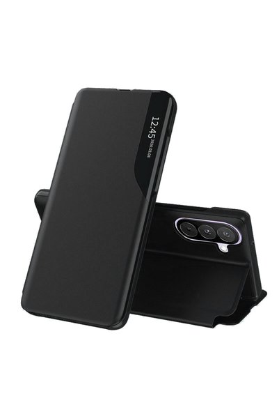 Asteroid Gsm Husa Samsung Galaxy A27 5G Leather View flip tip carte, negru
