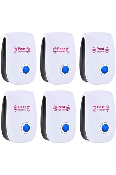 Generic Ultrasonic Pest Repeller, 6 Pack Plug in Ultrasonic Pest Repellent, P...