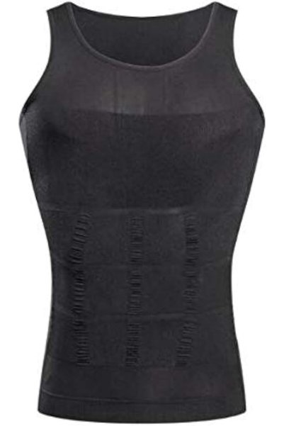 Generic Body shaper corset sleeves Tank corset men corset abdomen vest muscle...