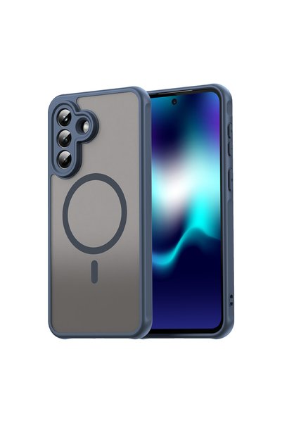 Asteroid Gsm Husa Samsung Galaxy A37 5G HaloFrost II MagSafe, bleumarin