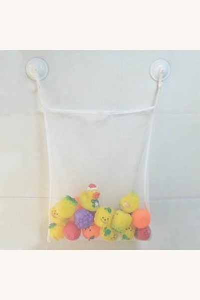 Comerivo Plasa organizatoare cu ventuze pentru jucarii de baie 30x40cm