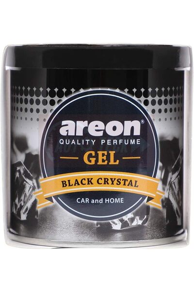 Generic معطر هواء جل كريستالي أسود للسيارة (80 جرام) - عبوة من قطعتين (GCK12)