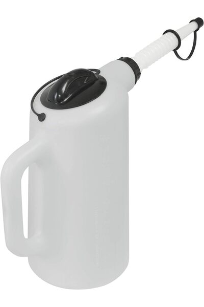 Generic 19702 موزع مع غطاء وسدادة - سعة 8 كوارت، أبيض