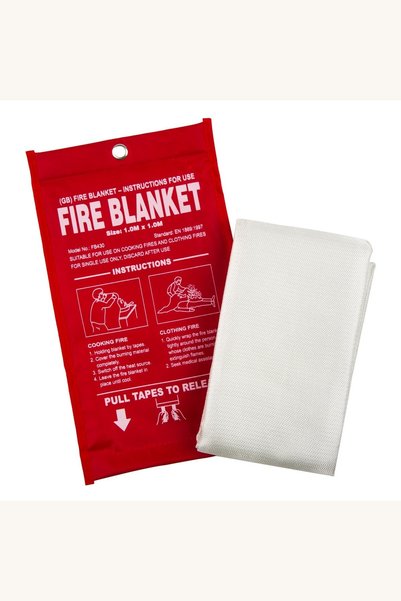 Comerivo Patura de protectie anti-incendiu din fibra de sticla, 1x1m