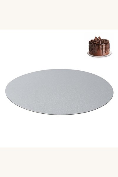 Comerivo Baza tort hartie argintie 30.5cm - suport elegant pentru prajituri