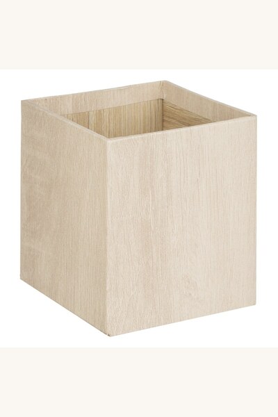 Comerivo Organizator pentru pixuri si creioane, carton cu aspect lemn, 9.5x9....