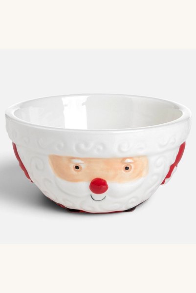 Comerivo Decor Mos Craciun 3D pentru masa - 14x7,5 cm, aspect festiv