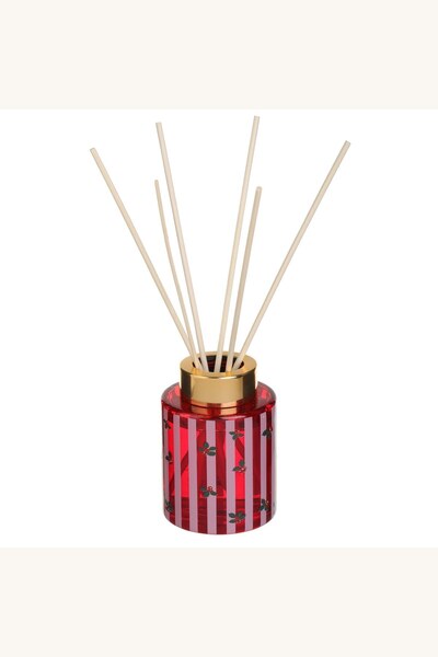 Comerivo Odorizant de camera Craciun cu bete, aroma candy cane, sticla decora...