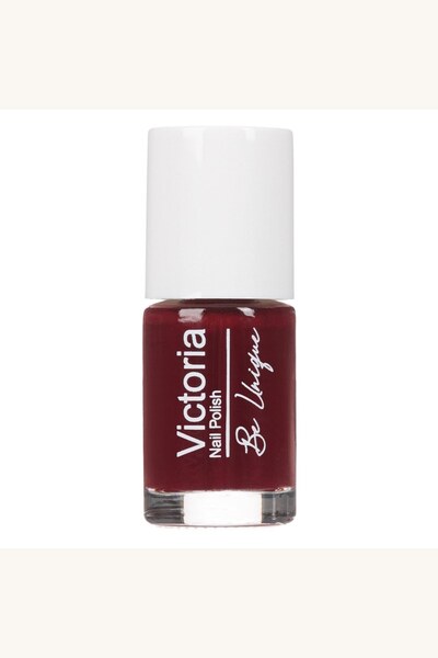 Comerivo Oja pentru unghii cu finisaj lucios, nuanta bordo, 6 ml, rezistenta ...