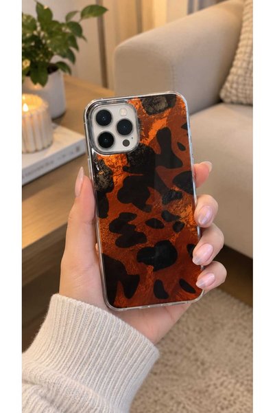 BlueTeam Samsung Galaxy S24 Fe Compatible Leopard Patterned Silicone Case