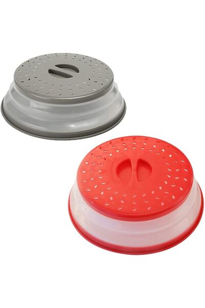 Generic Microwave Splatter Cover Vented for Food, 2 Pack Collapsible Microwav...