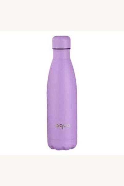 Comerivo Termos apa 500ml otel inoxidabil lila mat cu design Aqua