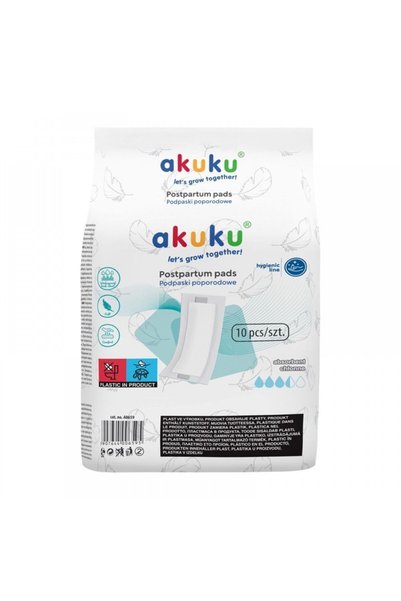 Akuku Μεταγεννητικά επιθέματα 10 τεμάχια_5907644006595
