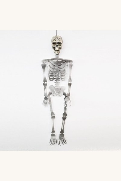 Comerivo Schelet articulat pentru Halloween, decoratiune suspendabila din spu...