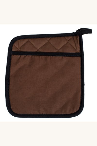 Comerivo Servet Gratar din Bumbac si Neopren, Maro-Negru 19x21cm