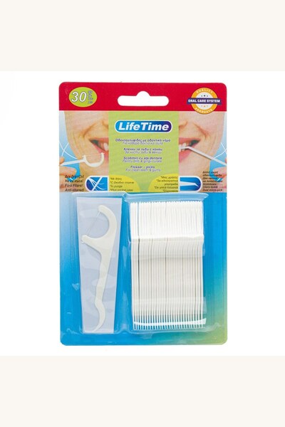Comerivo Scobitori dentare cu ata - 30 bucati in cutie, igiena zilnica