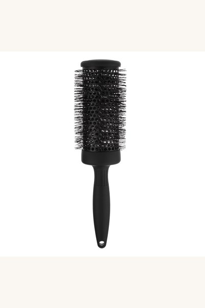 Comerivo Perie de coafat din plastic negru, diametru 5.5cm pentru par lung
