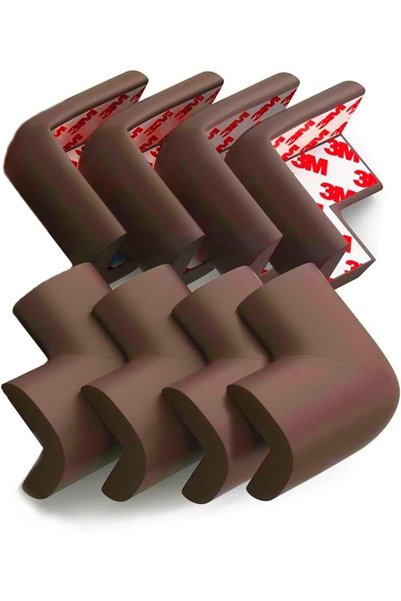 Komfortology واقيات زوايا للأطفال (8 قطع)، واقيات أمان للأثاث والحواف، أغطية ...