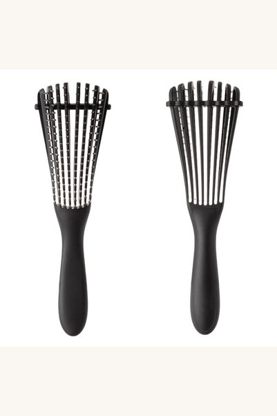 Comerivo Perie de descalcit par triunghiulara neagra, maner ergonomic 24x7cm