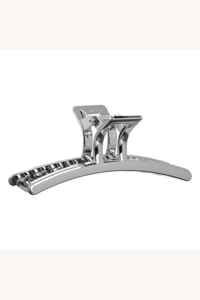 Comerivo Clama de par subtire argintie 13cm - accesoriu elegant pentru femei