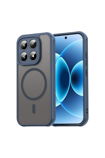 Asteroid Gsm Husa Xiaomi 17 HaloFrost II MagSafe, bleumarin