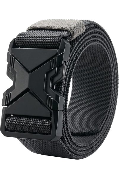Generic Heavy Duty Quick Release Belt, Elastic Stretch 1.5" Web Work Belts wi...