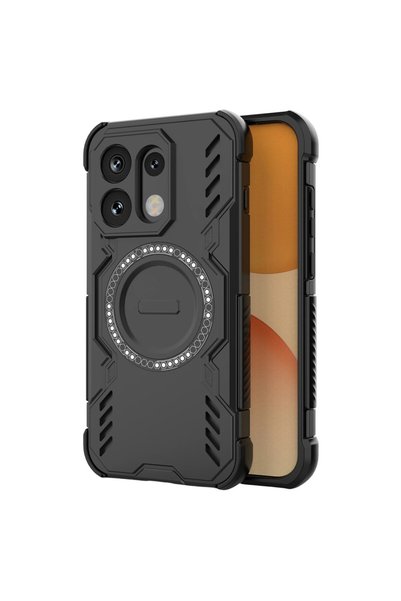 Asteroid Gsm Husa pentru Oppo Reno16 / Reno16 Pro ArmorMag Case, Black