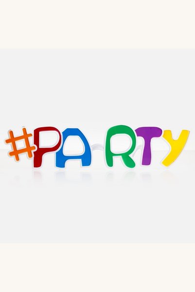 Comerivo Ochelari de Petrecere #PARTY 27x7cm, Design Colorat pentru