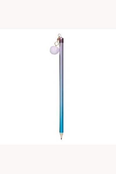 Comerivo Creion fancy rotund, cu efect ombre metalizat și pompon colorat