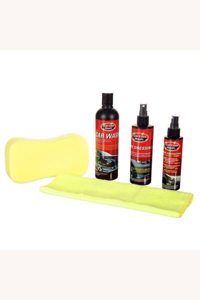 Comerivo Set Curatare Masina cu Suport - 5 piese, Husa Transport