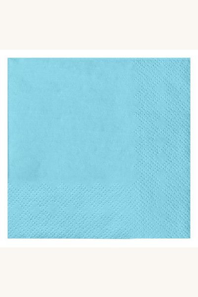 Comerivo Șervețele de masă cu 2 straturi, bleu pastel, 21x21 cm, 25 buc