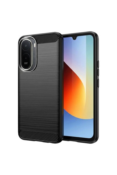 Asteroid Gsm Husa Xiaomi Redmi A7 Pro 4G Carbon Silicone, negru