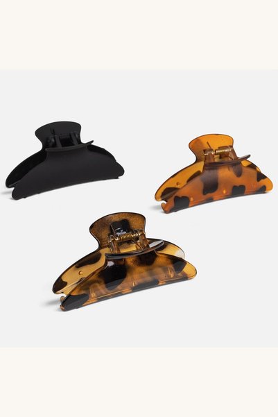 Comerivo Set 3 clestei colorati pentru par 9cm - Fixeaza coaful cu stil