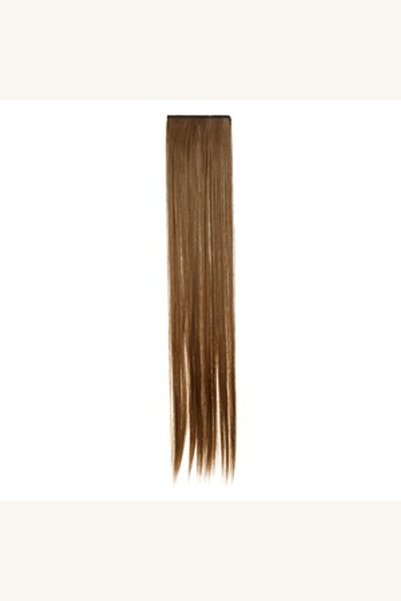 Comerivo Extensie par castaniu cu clip 55cm pentru volum instant