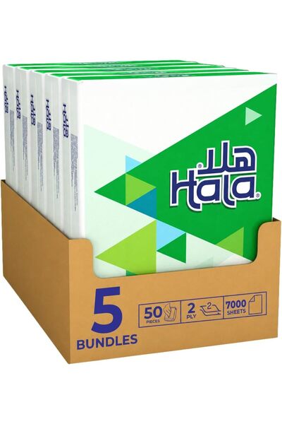 Generic Facial Tissues Pack of 50 of 2 Ply x 140 Sheets , tissue with Soft Fe...