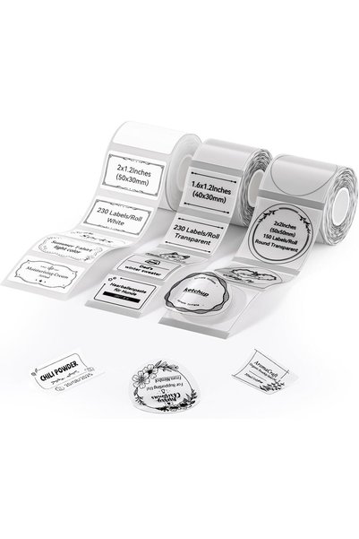 Generic Thermal Label Maker Tape Set, Compatible for B1/B2/B21/B4/B3S/B21Pro/...
