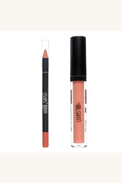 Comerivo Set Creion si Luciu de Buze Nude 3.8ml pentru Machiaj Complet