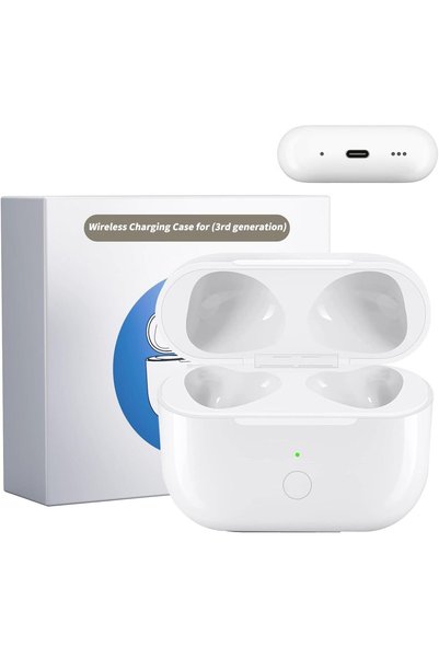 Generic علبة شحن بديلة متوافقة مع AirPods الجيل الثالث (2021) - منفذ شحن من ن...